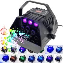 Máquina Bolha De Sabão Com LED RGB E Controle Remoto Para Festa Bivolt - 1948816