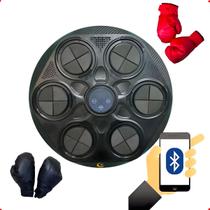 Maquina Boxe Musical Inteligente Conecta Bluetooth + Luvas