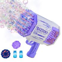 Máquina Bubble Gun Petrella Bubble com luzes LED para crianças