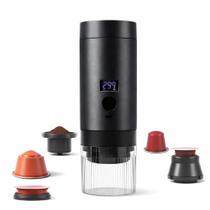 Máquina Café Expresso 3 em 1 Portátil Elétrica Cápsulas Pó Bateria USB