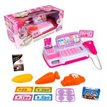 Máquina Caixa Registradora Infantil Som Luz E Acessórios Máquina Caixa Registradora Infantil Som Luz E Acessórios