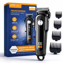 Máquina Cortador Cabelo Barbeador Sem Fio Profissional Maquininha Bivolt