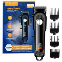 Máquina Cortador Cabelo Barbeador Sem Fio Profissional Maquininha Bivolt