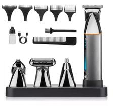 Maquina Cortador De Cabelo 9X1 Barbeador Aparador Pêlo Nariz - B-max Maquina Cortador De Cabelo 9X1 Barbeador Aparador Pêlo Nariz - B-max