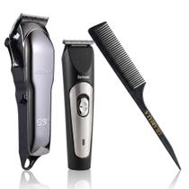 Máquina Cortar Cabelo 4007BS + Acabamento T-Blade + Pente Máquina Cortar Cabelo 4007BS + Acabamento T-Blade + Pente