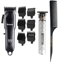 Máquina Cortar Cabelo 4007BS + Acabamento T-Blade + Pente