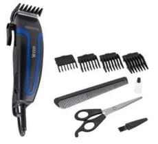 Maquina Cortar Cabelos Agratto BlueLuxx 10W Com 4 Pentes