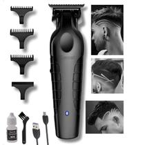 Máquina Corte Cabelo Acabamento Kemei Km2299 Profissional
