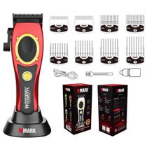 Maquina Corte Cabelo NG 7030 Vermelho Profissional Wmark