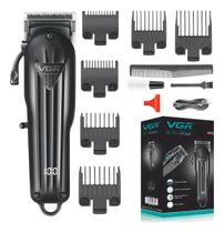 Máquina Corte Profissional Sem Fio Display Digital Vgr V282 Cor Preto Máquina Corte Profissional Sem Fio Display Digital Vgr V282 Cor Preto