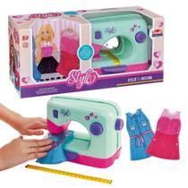Máquina Costura Com Roupinha e Acessórios Brinquedo Infantil Usual Brinquedos