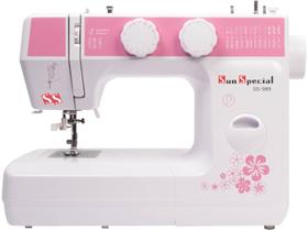 Máquina Costura Doméstica Ss-989 220V Mecânica Rosa - Sun Special Máquina Costura Doméstica Ss-989 220V Mecânica Rosa - Sun Special