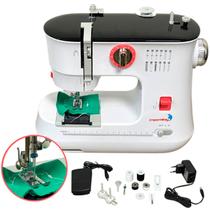 Máquina Costura Elétrica Portátil 12 Pontos Agulha Dupla Pedal Doméstica Bivolt Importway Iwmc-510 Máquina Costura Elétrica Portátil 12 Pontos Agulha Dupla Pedal Doméstica Bivolt Importway Iwmc-510