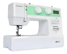 Máquina Costura Lanmax Lm-320 Eletrônica C/ Painel - Cor Branco c/ verde Máquina Costura Lanmax Lm-320 Eletrônica C/ Painel - Cor Branco c/ verde