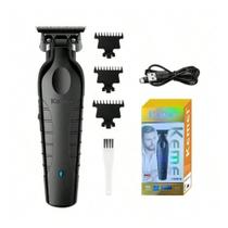 Máquina De Acabamento Corta Cabelo Profissional Kemei 2299 P Preto 127/220v Máquina De Acabamento Corta Cabelo Profissional Kemei 2299 P Preto 127/220v