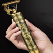 Maquina De Acabamento E Cortar Cabelo Sem Fio Daling Dourado 110/220v