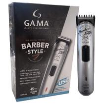 Máquina De Acabamento Gama Gt527 Barber Style Prata Bivolt