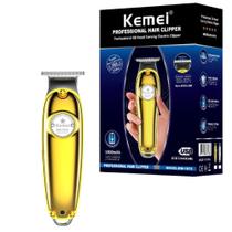 Máquina De Acabamento Kemei Aparador De Pelos Km 1972 Gold Máquina De Acabamento Kemei Aparador De Pelos Km 1972 Gold