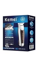 Máquina De Acabamento Kemei Km-9163 Profissional Prateado 110v/220v