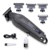 Máquina De Acabamento Profissional Kemei KM2293 Visor LCD Sem Fio USB Barbeador Elétrico Máquina De Acabamento Profissional Kemei KM2293 Visor LCD Sem Fio USB Barbeador Elétrico