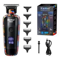 Máquina de Acabamento Profissional Kemei MAX 5090 - Recarregável 110-220V