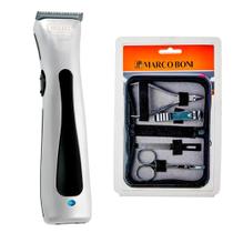 Máquina de Acabamento Wahl Beret Profissional Sem Fio Íons de Lítio Bivolt + Brinde Mini Estojo Manicure Marco Boni