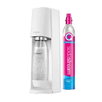 Máquina de Água com Gás Original SodaStream TERRA Branca para Gaseificar