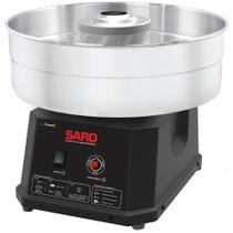 Maquina de Algodão Doce Bivolt 50/60hz Bivolt Saro Inox