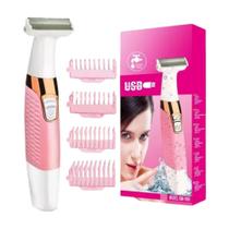 Maquina De Aparar Feminino Raspar Pelo Intimo Axila, Virilha, Pernas