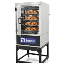 Máquina de Assar Assador Forno Rotativo para Frango, Carne 70 kg 4 Grelhas Giratório Sebem Máquina de Assar Assador Forno Rotativo para Frango, Carne 70 kg 4 Grelhas Giratório Sebem