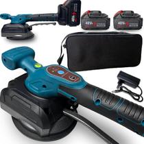 Maquina De Assentar Piso Ceramica Azulejo Porcelanato Profssional Ventosa Eletrica Vibraçao Recarregavel Portatil