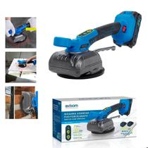 Máquina de Assentar Pisos 600W Profissional 02 Bateria 21V com 10000mAh Recarregável Pisos de 60-150cm