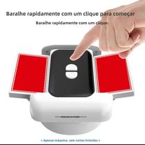 Máquina De Baralhar Cartas Automática Elétrica Sem Fio Recarregável Para Cassino E Poker Com Porta