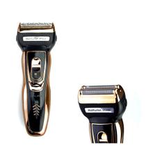 Máquina de barbear 3 em 1 Dourada bivolt recarregável Daling DL-9007