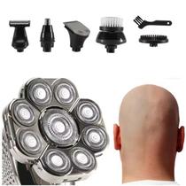 Máquina de barbear 9 em 1 com design compacto e funcional