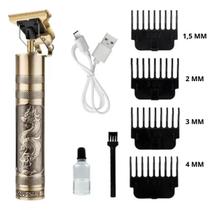 Máquina De Barbear Alta Performance Com Cabo Usb