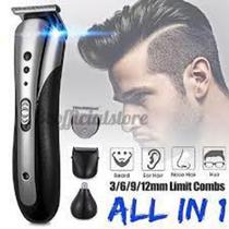 Máquina De Barbear, Cortar Cabelo, Apétrico, Kit De Pelos, Pelos Nasais 3 Em 1 - Kemei Km-1407 - KME Máquina De Barbear, Cortar Cabelo, Apétrico, Kit De Pelos, Pelos Nasais 3 Em 1 - Kemei Km-1407 - KME
