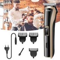 Máquina De Barbear Cortar Cabelo e Aparelho Aparador Elétrico Masculino - Kemei Km-418 - RAFASHOP