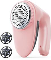 Máquina de barbear de tecido Bymore, removedor de fiapos para roupas e móveis, rosa Máquina de barbear de tecido Bymore, removedor de fiapos para roupas e móveis, rosa