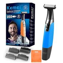 Maquina de Barbear Depilar seco ou molhado elétrico Bivolt Recarregável Maquina de Barbear Depilar seco ou molhado elétrico Bivolt Recarregável