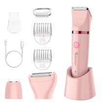 Máquina de barbear elétrica Lady Shaver Scttomon, indolor, 3 em 1, úmida/seca