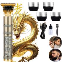 Máquina de Barbear Profissional Premium Ultra Afiada Bivolt Dragão Acabamento Cabelo Barba Pezinho K