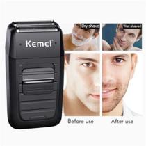 Maquina de barbear Shaver 2 Lâminas Recarregavel Km-1102 - KEMEI Maquina de barbear Shaver 2 Lâminas Recarregavel Km-1102 - KEMEI