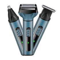 Máquina de Barbear Shaver e Acabamento 3 em 1 Recarregável Bivolt Aparador de Pelos Masculino Máquina de Barbear Shaver e Acabamento 3 em 1 Recarregável Bivolt Aparador de Pelos Masculino