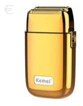 Máquina De Barbear Shaver Kemei Tx1 Gold Barbeador Titanium Máquina De Barbear Shaver Kemei Tx1 Gold Barbeador Titanium