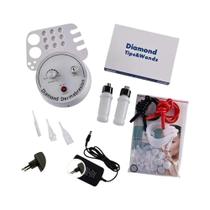 Máquina De Beleza De Microdermoabrasão De Diamante 3 Em 1, Sucção a Vácuo, Spray De Água, Esfoliação