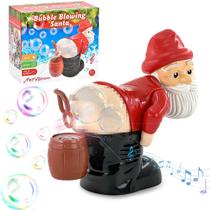Máquina de bolhas Bubble Blower Christmas Gnomes para crianças