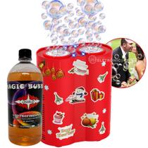 Máquina De Bolhas De Sabão Efeito Fogos de Artifícios Com 1 Litro De Liquido Para Bolhas CYL559 Máquina De Bolhas De Sabão Efeito Fogos de Artifícios Com 1 Litro De Liquido Para Bolhas CYL559