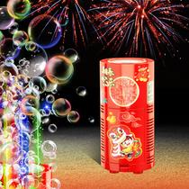 Máquina de Bolhas Ivtivfu Fireworks com Luzes para Festa - Pacote com 4