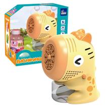 Máquina de Bolhas Pop Bubble Girafa Amarela Fenix Brinquedo Automático com Solução Inclusa para Crianças a Partir de 3 Anos Máquina de Bolhas Pop Bubble Girafa Amarela Fenix Brinquedo Automático com Solução Inclusa para Crianças a Partir de 3 Anos